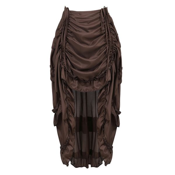 women's steampunk skirt vintage gothic skirt ruffles pirate skirt plus size pirate costume multi color high low dancing outfits y200326, Black
women's steampunk skirt vintage gothic skirt ruffles pirate skirt plus size pirate costume multi color high low dancing outfits y200326, Black