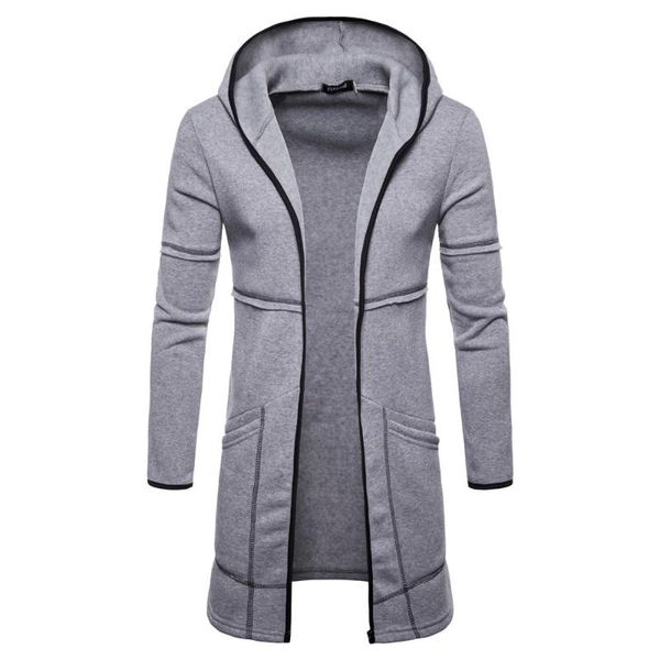 2020 autumn and winter new style western style men's long-sleeve hooded cardigan solid color men's hoodie, Black
2020 autumn and winter new style western style men's long-sleeve hooded cardigan solid color men's hoodie, Black