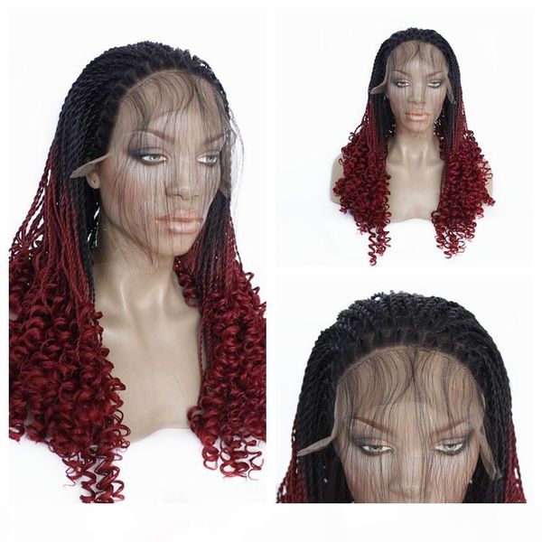 african american braided wigs black ombre red heat resistant fiber hair glueless synthetic lace front braided wigs for black women
african american braided wigs black ombre red heat resistant fiber hair glueless synthetic lace front braided wigs for black women