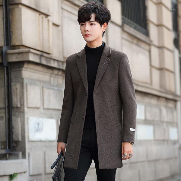 the new 2020 winter in the men's windbreaker long wool woolen cloth coat cloth coat male han edition cultivate morality1, Black
the new 2020 winter in the men's windbreaker long wool woolen cloth coat cloth coat male han edition cultivate morality1, Black