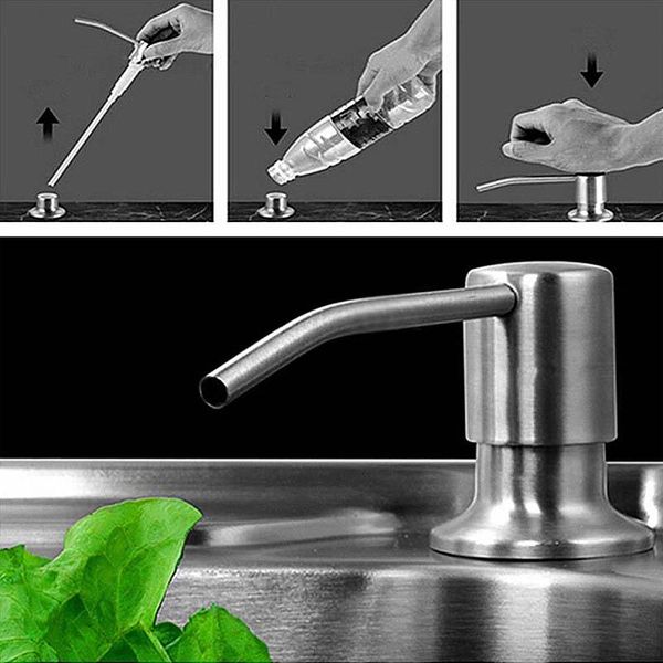liquid soap dispenser 330ml kitchen sink detergent shampoo pressing pump brushed nickel head abs bottle bath accessories
liquid soap dispenser 330ml kitchen sink detergent shampoo pressing pump brushed nickel head abs bottle bath accessories