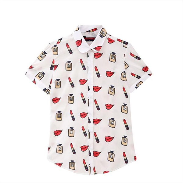 s 5xl new 2019 womens shirt polka dot plus blouses womens printing ladies short sleeve shirts white button female blusas
s 5xl new 2019 womens shirt polka dot plus blouses womens printing ladies short sleeve shirts white button female blusas