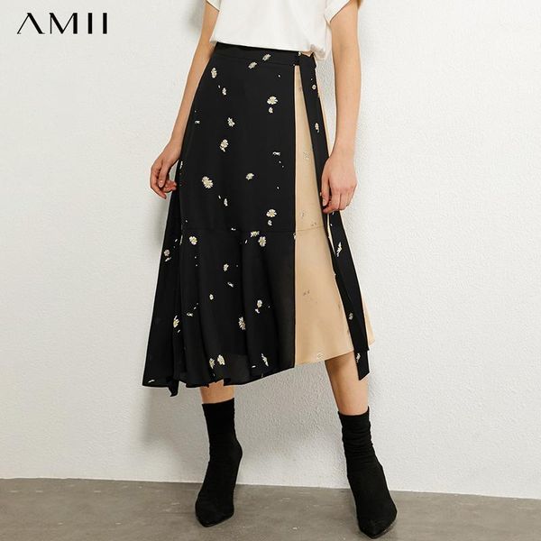amii minimalism autumn fashion spliced women skirt high waist belt aline women skirt fashion printed loose female 120409901, Black
amii minimalism autumn fashion spliced women skirt high waist belt aline women skirt fashion printed loose female 120409901, Black