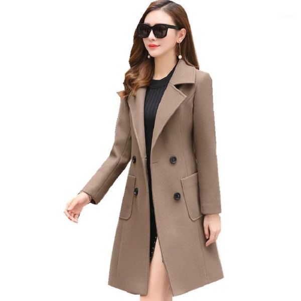 fashion women coat long slim blend outerwear 2019 new autumn winter wear overcoat female ladies double breasted wool coats1, Black
fashion women coat long slim blend outerwear 2019 new autumn winter wear overcoat female ladies double breasted wool coats1, Black