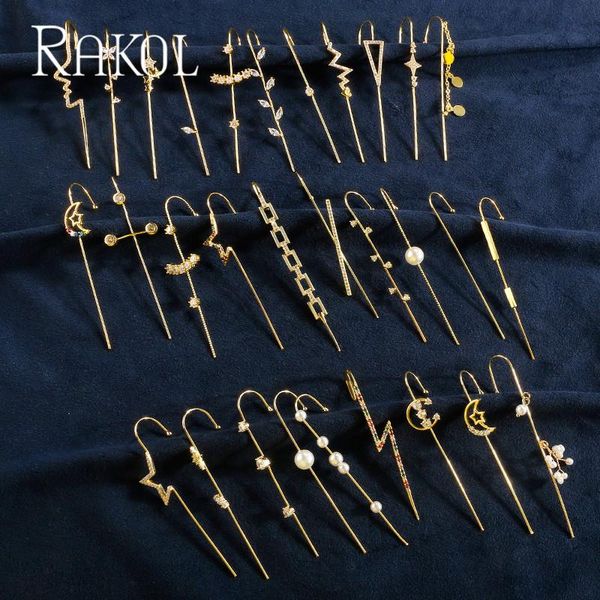 stud rakol creative metal cubic zirconia gold color punk earrings for women men birthday gift dinner party unique jewelry re02188k, Golden;silver
stud rakol creative metal cubic zirconia gold color punk earrings for women men birthday gift dinner party unique jewelry re02188k, Golden;silver