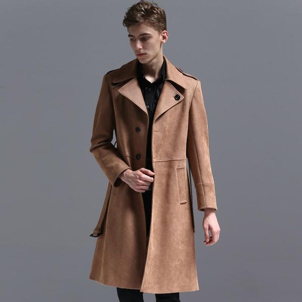 tactic chamois men trench fashion coat over-the-knee long 2021 spring and autumn mens single breasted suede windbreaker jacket, Tan;black
tactic chamois men trench fashion coat over-the-knee long 2021 spring and autumn mens single breasted suede windbreaker jacket, Tan;black