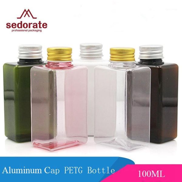 sedorate 10 pcs/lot 100ml pet empty square bottle for cosmetic packaging plastic bottle with aluminum screw cap jx109-11
sedorate 10 pcs/lot 100ml pet empty square bottle for cosmetic packaging plastic bottle with aluminum screw cap jx109-11