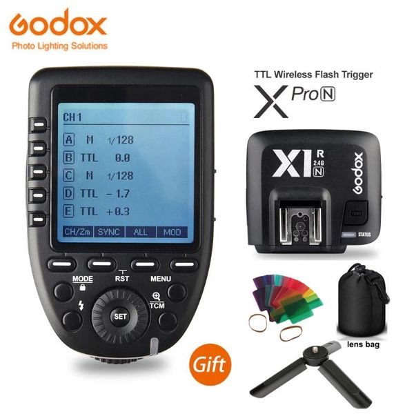 godox xpro-n i-ttl ii 2.4g x system wireless control remote trigger with x1r-n controller receiver compatble for flash
godox xpro-n i-ttl ii 2.4g x system wireless control remote trigger with x1r-n controller receiver compatble for flash