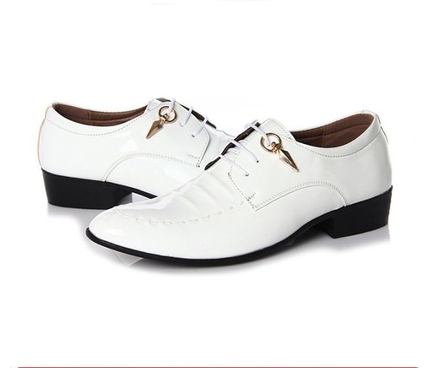2021 mens formal patent leather oxford shoe for men dress shoes wedding laces pu leather business shoes, Black
2021 mens formal patent leather oxford shoe for men dress shoes wedding laces pu leather business shoes, Black