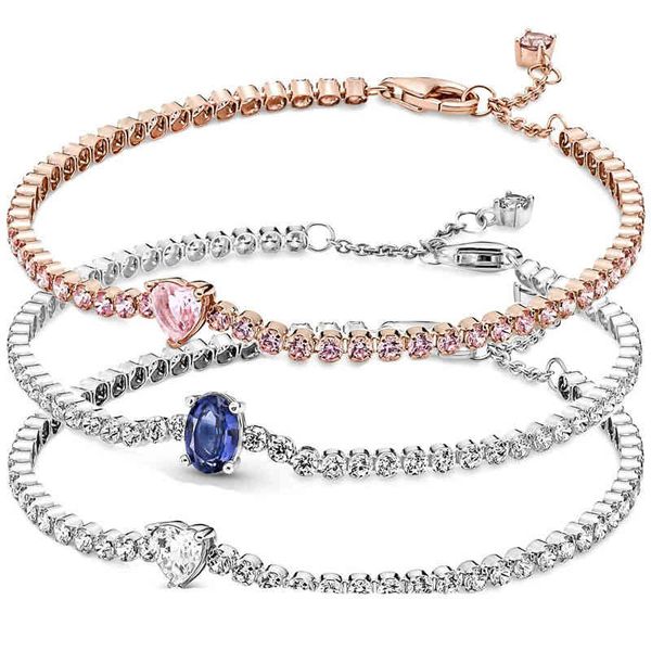 original rose sparkling clear pink blue heart tennis bracelet fit fashion bangle 925 sterling silver bead charm jewelry
original rose sparkling clear pink blue heart tennis bracelet fit fashion bangle 925 sterling silver bead charm jewelry