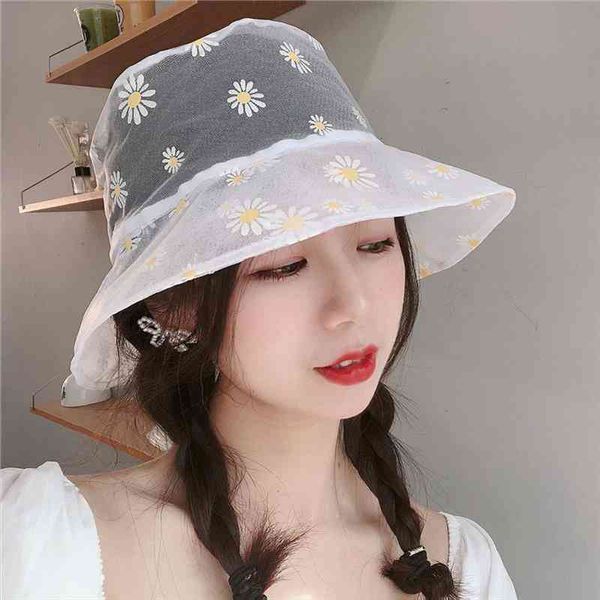 female hollow mesh daisy flower vintage bucket capes summer japan korea breathable thin sunshade fisherman hat, Blue;gray
female hollow mesh daisy flower vintage bucket capes summer japan korea breathable thin sunshade fisherman hat, Blue;gray
