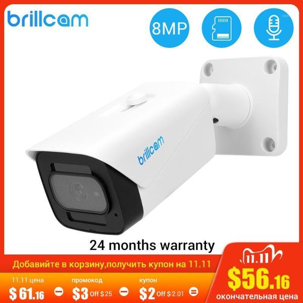 cameras brillcam 4k ip camera outdoor 8mp waterproof poe microphone sd slot home night vision security system1
cameras brillcam 4k ip camera outdoor 8mp waterproof poe microphone sd slot home night vision security system1