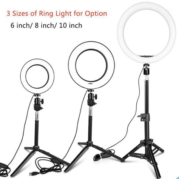 6inch/8inch/10inch mini led video ring light lamp dimmable 3 lighting modes usb powered with tripod stand for video living1
6inch/8inch/10inch mini led video ring light lamp dimmable 3 lighting modes usb powered with tripod stand for video living1