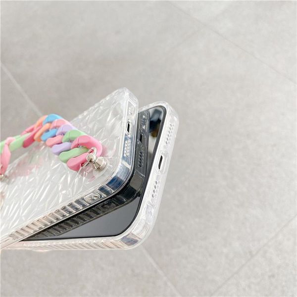 luxury crystal transparent diamond texture case for iph 11 pro xs max xr x 8 7 plus tpu soft silicone rhombus phone case with chain
luxury crystal transparent diamond texture case for iph 11 pro xs max xr x 8 7 plus tpu soft silicone rhombus phone case with chain