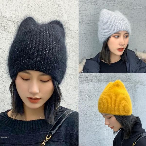 2020 new ears hair hats autumn winter wool warm cap outdoor knitted baotou gorros mujer invierno winter hat sl-071, Blue;gray
2020 new ears hair hats autumn winter wool warm cap outdoor knitted baotou gorros mujer invierno winter hat sl-071, Blue;gray