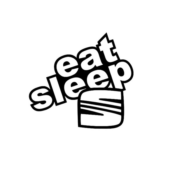 16.8cm*15.4cm funny eat sleep seat vinyl car-styling car sticker decal black silver graphical c15-1655
16.8cm*15.4cm funny eat sleep seat vinyl car-styling car sticker decal black silver graphical c15-1655