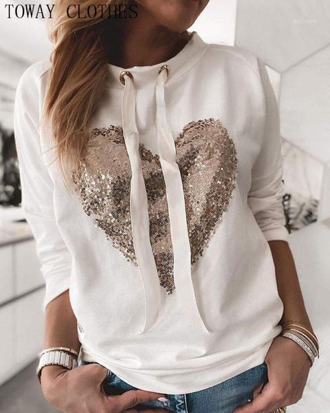 women sequins heart print drawstring fashionable sweatshirt autumn long sleeve hoodie lady o-neck kawaii sweatshirt hoodies1, Black
women sequins heart print drawstring fashionable sweatshirt autumn long sleeve hoodie lady o-neck kawaii sweatshirt hoodies1, Black