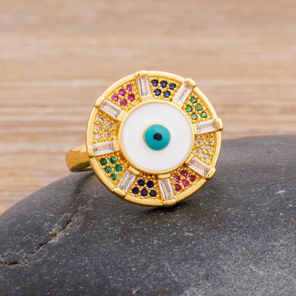 cluster rings arrival fashion red/black/white colors evil eye ringscopper cz adjustable ring party wedding jewelry gift, Golden;silver
cluster rings arrival fashion red/black/white colors evil eye ringscopper cz adjustable ring party wedding jewelry gift, Golden;silver