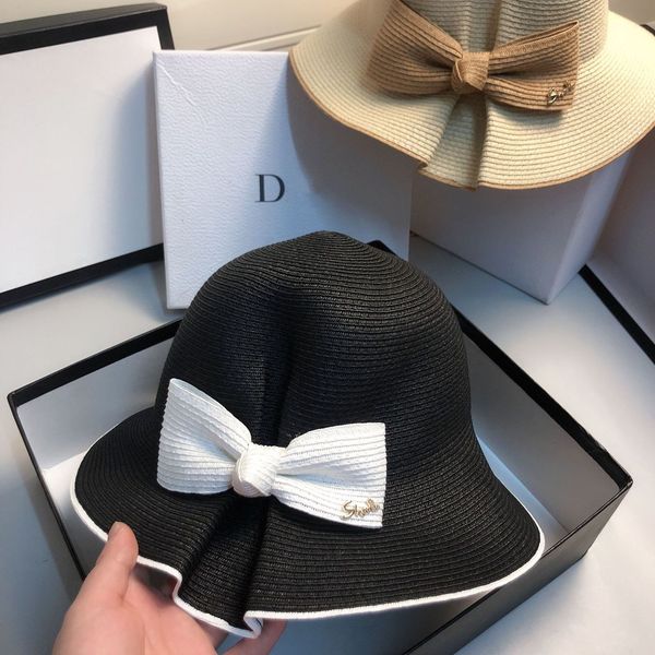 luxury hat korean new bow straw star fan bingbing sun li same summer basin fashion fisherman's hat, Black;white
luxury hat korean new bow straw star fan bingbing sun li same summer basin fashion fisherman's hat, Black;white
