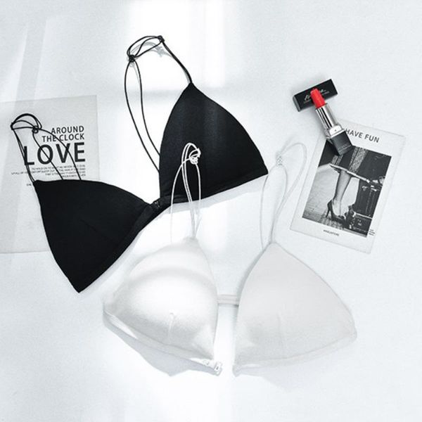 summer sling bra french triangle cup beauty back push up bra no rims gather underwear wrapped chest 2 colors, Red;black
summer sling bra french triangle cup beauty back push up bra no rims gather underwear wrapped chest 2 colors, Red;black