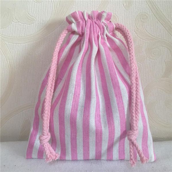 1pc pink striped cotton linen drawstring multi- purpose organizer storage bag party gift bag n8223e
1pc pink striped cotton linen drawstring multi- purpose organizer storage bag party gift bag n8223e