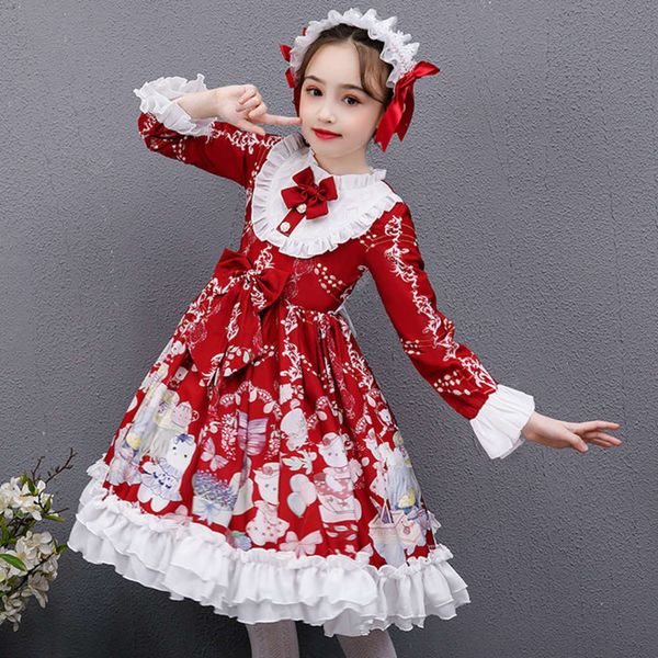 foreign little children's sle autumn girls' girl long sve lolita princs drs, Red;yellow
foreign little children's sle autumn girls' girl long sve lolita princs drs, Red;yellow
