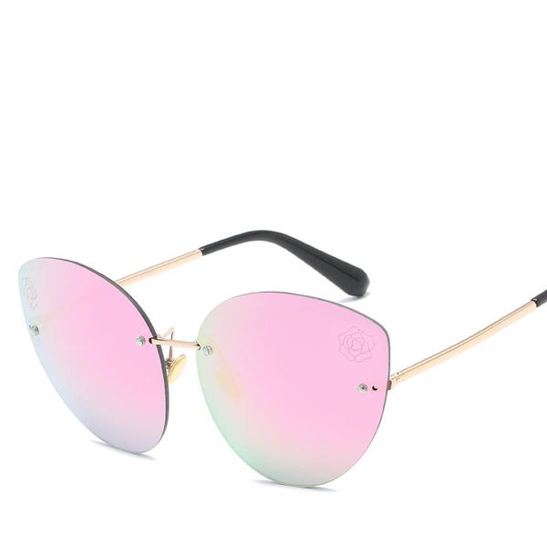 vintage rimless sunglasses women 2020 ladies fashion cae eye sunglasses gradient transparent shades feminino, White;black
vintage rimless sunglasses women 2020 ladies fashion cae eye sunglasses gradient transparent shades feminino, White;black