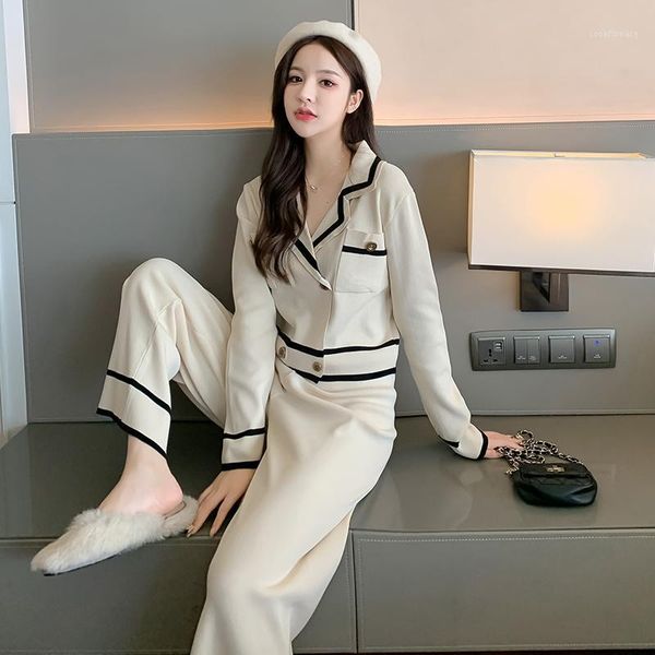 make autumn small sweet wind long-sleeved sweater wide-legged pants of height fashionable western style two suits1, Gray
make autumn small sweet wind long-sleeved sweater wide-legged pants of height fashionable western style two suits1, Gray