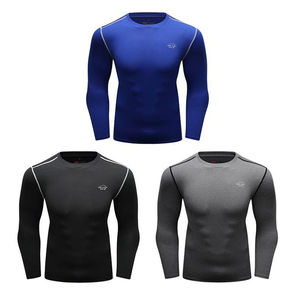 running jerseys men compression t shirt fitness tight long sleeve sport tshirt training jogging shirts gym workout quick dry tee, Black;blue
running jerseys men compression t shirt fitness tight long sleeve sport tshirt training jogging shirts gym workout quick dry tee, Black;blue