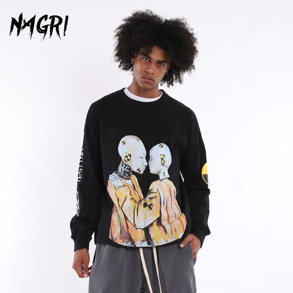 asap rocky t-shirt men o-neck long sleeve hip hop design funny graphic loose casual letter print autumn winter cotton tee, White;black
asap rocky t-shirt men o-neck long sleeve hip hop design funny graphic loose casual letter print autumn winter cotton tee, White;black