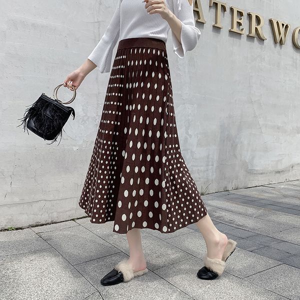 jxmyy ins super skirt korean mid-length skirt autumn and winter new style knitted polka dot female a-line woolen long skirt y1214, Black
jxmyy ins super skirt korean mid-length skirt autumn and winter new style knitted polka dot female a-line woolen long skirt y1214, Black