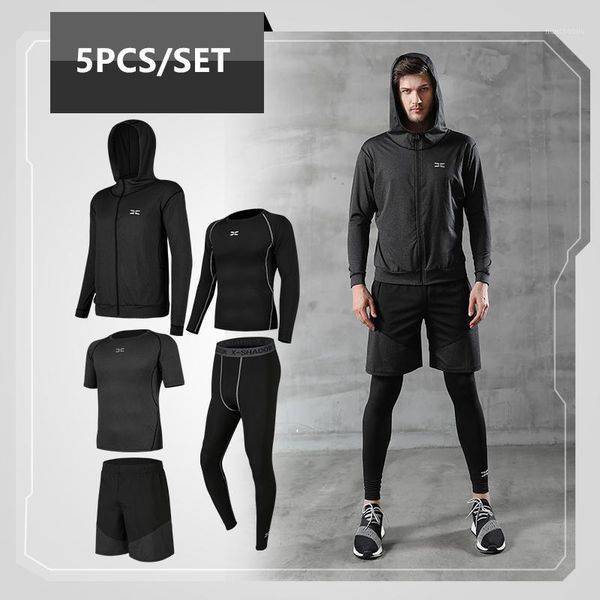 running sets quick dry 5 pcs/set men's compression sports suit gym fitness tracksuit clothes jogging sportwear workout tights1, Black;blue
running sets quick dry 5 pcs/set men's compression sports suit gym fitness tracksuit clothes jogging sportwear workout tights1, Black;blue