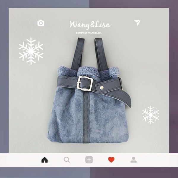 2021 new fog blue winter girl's messenger bag portable belt messenger bag mother plush women's
2021 new fog blue winter girl's messenger bag portable belt messenger bag mother plush women's