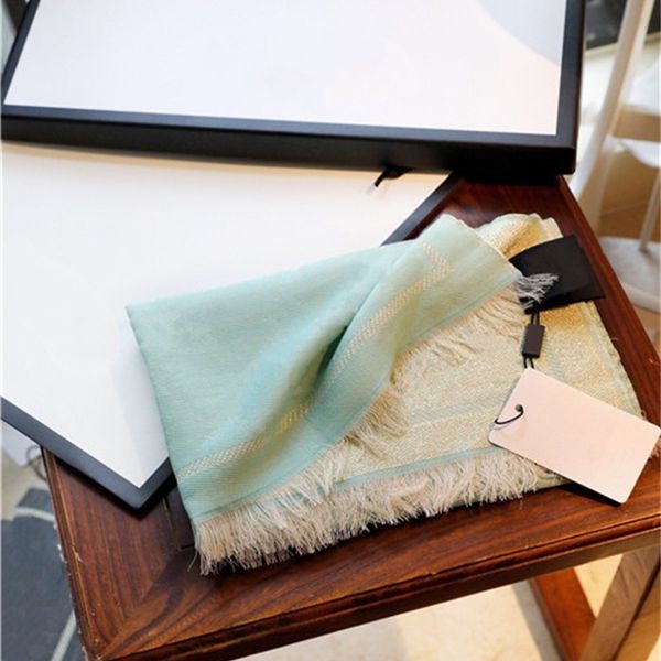 2020 new female style gold thread silk wool blend xale 35x180cm muslim fashion square scarf chartering rywo, Blue;gray
2020 new female style gold thread silk wool blend xale 35x180cm muslim fashion square scarf chartering rywo, Blue;gray