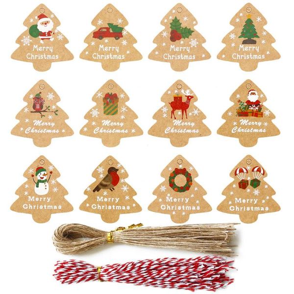 48pcs christmas tree gift tags kraft paper tag label xmas gift for home new year party diy label gift box hang tag wmtiox
48pcs christmas tree gift tags kraft paper tag label xmas gift for home new year party diy label gift box hang tag wmtiox