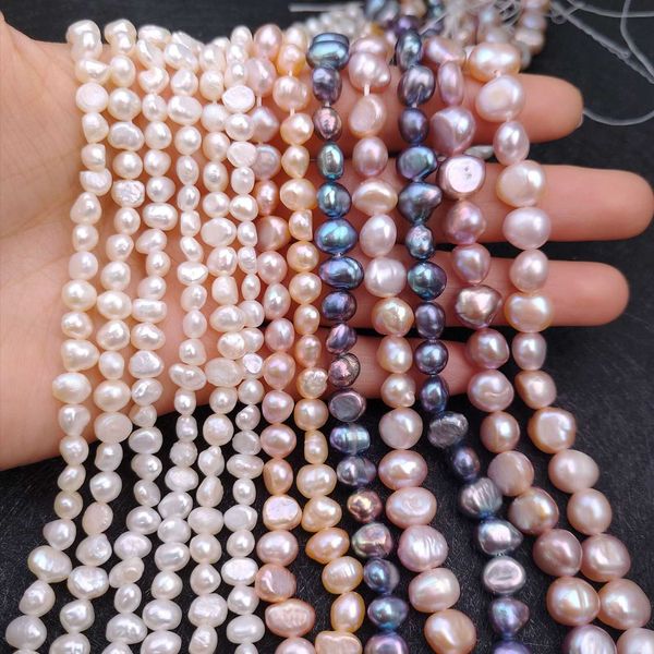 baroque shaped pearl 4-9mm fresh water two side smooth cross hole color pearl loose pearl diy accessories, Silver
baroque shaped pearl 4-9mm fresh water two side smooth cross hole color pearl loose pearl diy accessories, Silver