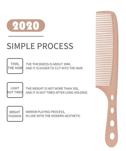 stainless steel aluminum comb anti - static styling comb hair hair stylist special selling, Silver
stainless steel aluminum comb anti - static styling comb hair hair stylist special selling, Silver