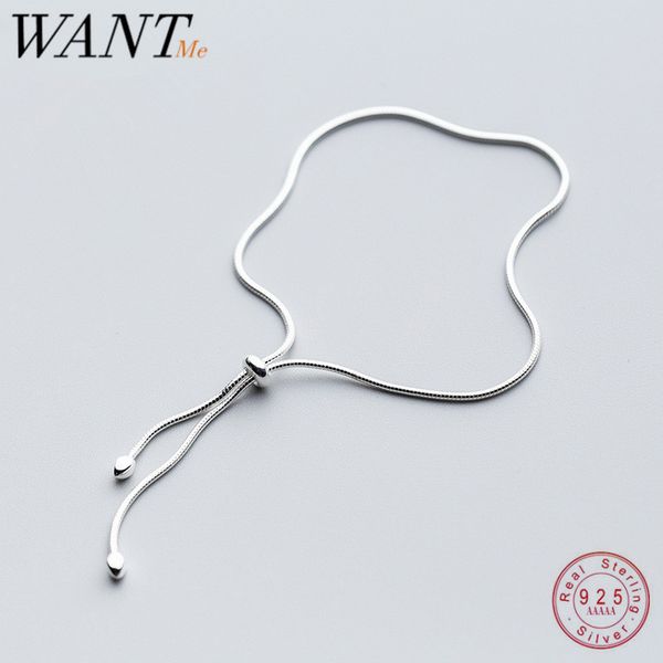 wantme real 100% 925 sterling silver minimalist round adjustable charm chain bracelets&bangles for women teen girl lady jewelry 200925, Black
wantme real 100% 925 sterling silver minimalist round adjustable charm chain bracelets&bangles for women teen girl lady jewelry 200925, Black