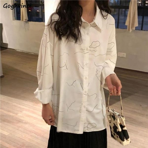 blouses shirts women summer chiffon thin print loose harajuku fashion streetwear ulzzang korean style womens outwear all match, White
blouses shirts women summer chiffon thin print loose harajuku fashion streetwear ulzzang korean style womens outwear all match, White