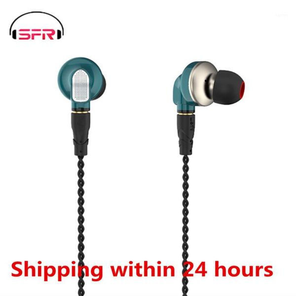 new senfer dt6 pro 2ba+1dd+piezo hybrid in ear earphone hifi running sports earplug earbud detachable cable pt25 dt8 t2 zst v801