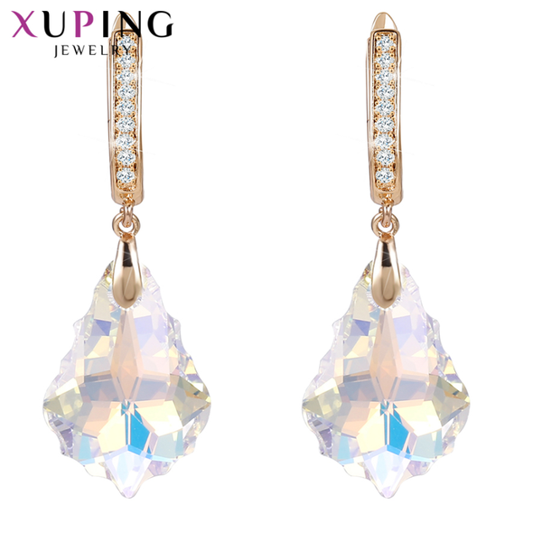 Xuping Hoop Earrings Crystals Romantic Jewelry Hot Sell Party Christmas Eve Family Gift Women Girls S185-20537, Silver
Xuping Hoop Earrings Crystals Romantic Jewelry Hot Sell Party Christmas Eve Family Gift Women Girls S185-20537, Silver