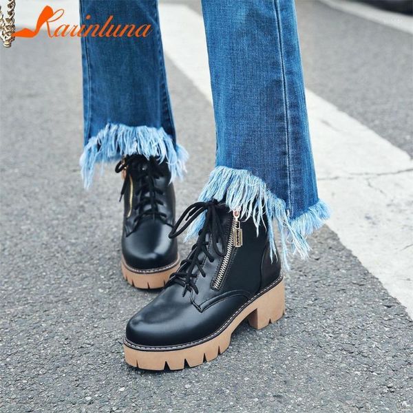 boots 2021 arrival shoes women plus size 34-43 thick heels zip shoelace ankle female autumn1, Black
boots 2021 arrival shoes women plus size 34-43 thick heels zip shoelace ankle female autumn1, Black