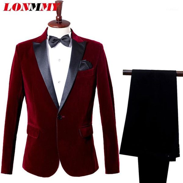 lonmmy velveteen men suits for wedding mens blazer jacket casual blazer men stage slim fit terno masculino jacket+pants 2 pieces1, White;black
lonmmy velveteen men suits for wedding mens blazer jacket casual blazer men stage slim fit terno masculino jacket+pants 2 pieces1, White;black