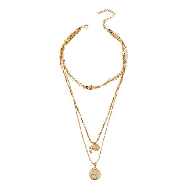 ins new gold chain multi-layer coin cross choker necklaces trendy korean fashion chic women party jewelry, Golden;silver
ins new gold chain multi-layer coin cross choker necklaces trendy korean fashion chic women party jewelry, Golden;silver