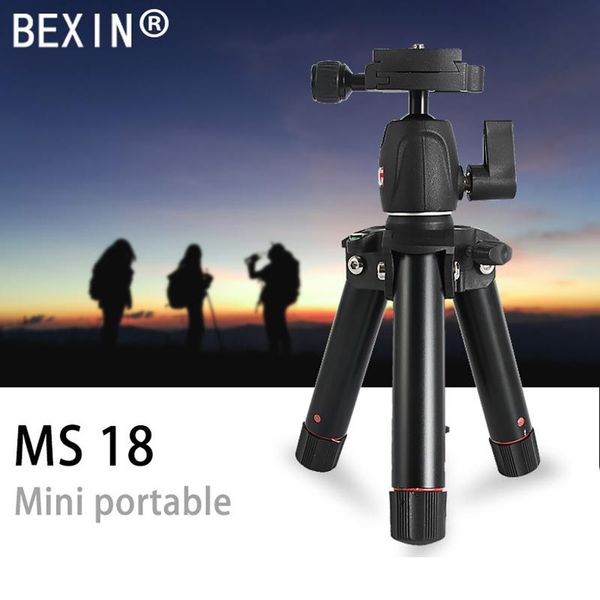 bexin ms18 portable aluminum alloy tripod pgraphy travel tripod for canon nikon sony dslr/ildc cameras / max. load 5kg
bexin ms18 portable aluminum alloy tripod pgraphy travel tripod for canon nikon sony dslr/ildc cameras / max. load 5kg