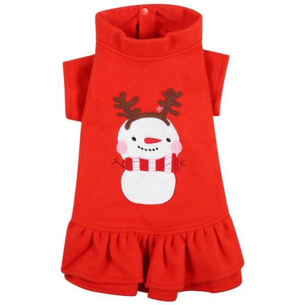 1 pc dog christmas skirt adorable keep warm snowman pattern pet clothes pet supplies dog dress for christmas party holiday festi
1 pc dog christmas skirt adorable keep warm snowman pattern pet clothes pet supplies dog dress for christmas party holiday festi