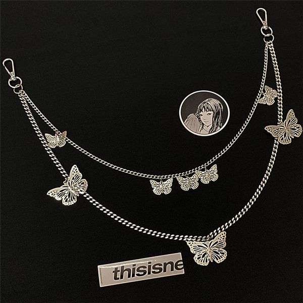 punk belt streetwear double retro butterfly pants chain fashion all-match hip hop chain accessories hipster, Black;brown
punk belt streetwear double retro butterfly pants chain fashion all-match hip hop chain accessories hipster, Black;brown