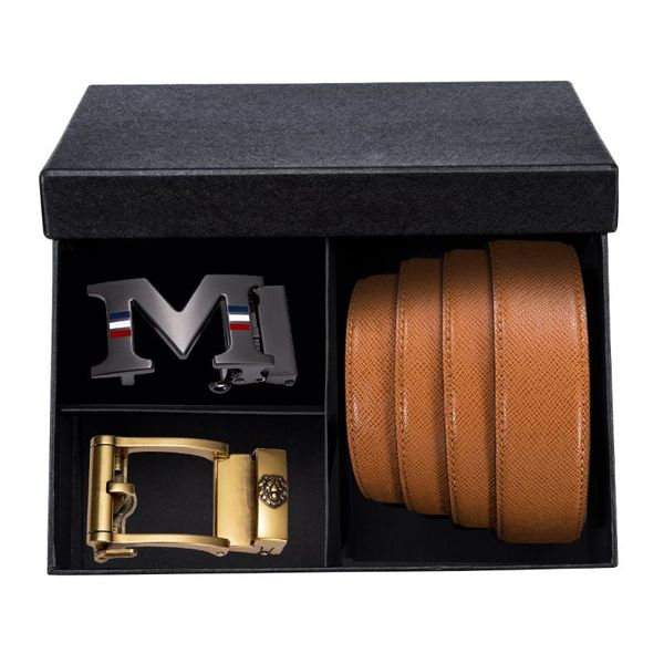 belts men belt automatic buckle genuine leather jeans fashion orange strap 3.5cm width dibangu, Black;brown
belts men belt automatic buckle genuine leather jeans fashion orange strap 3.5cm width dibangu, Black;brown