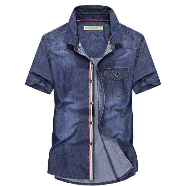 cowboy shirt summer men's short sleeve shirts leisure denim shirts plus size s-4xl male loose man's wear1, White;black
cowboy shirt summer men's short sleeve shirts leisure denim shirts plus size s-4xl male loose man's wear1, White;black