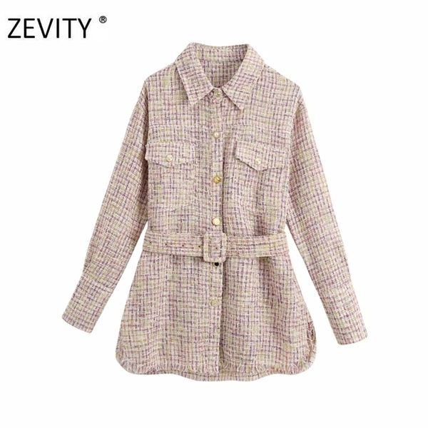 zevity women vintage pocket tweed woolen sashes coat female long sleeve pearl buttons outwear coat casual chic jacket ct571 201210, Black;brown
zevity women vintage pocket tweed woolen sashes coat female long sleeve pearl buttons outwear coat casual chic jacket ct571 201210, Black;brown